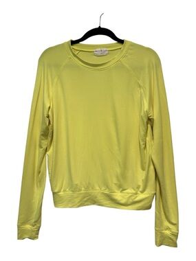 Stripe & Stare - crewneck sweatshirt. Neon Yellow. Size Small. NWOT.